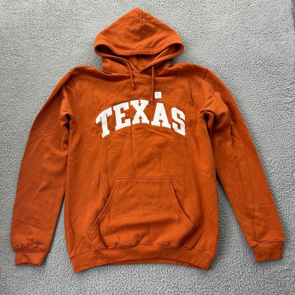 Red Oak Texas Longhorns Hoodie Mens Medium Burnt Orange NCAA Sweatshirt NWT